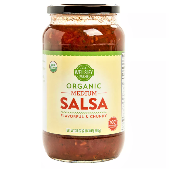 WELLSLEYFarms Organic Medium Salsa 35 oz